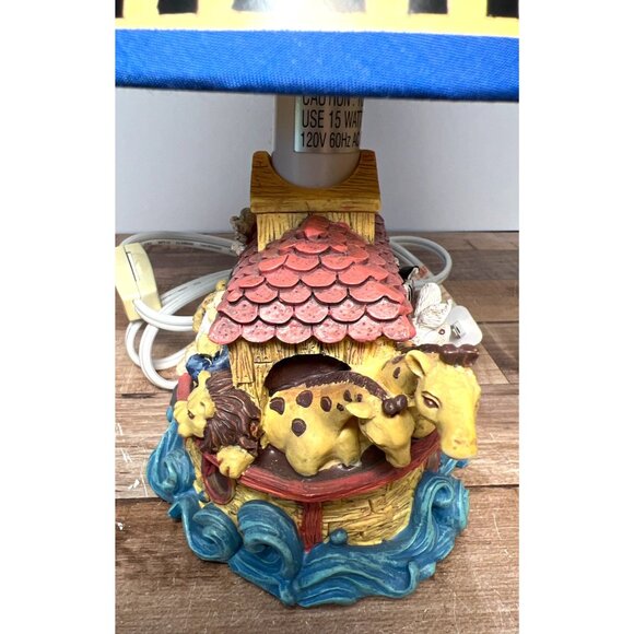 Noahs Ark Decorative Table Lamp Childrens Room Nursery Lighting - Picture 3 of 12